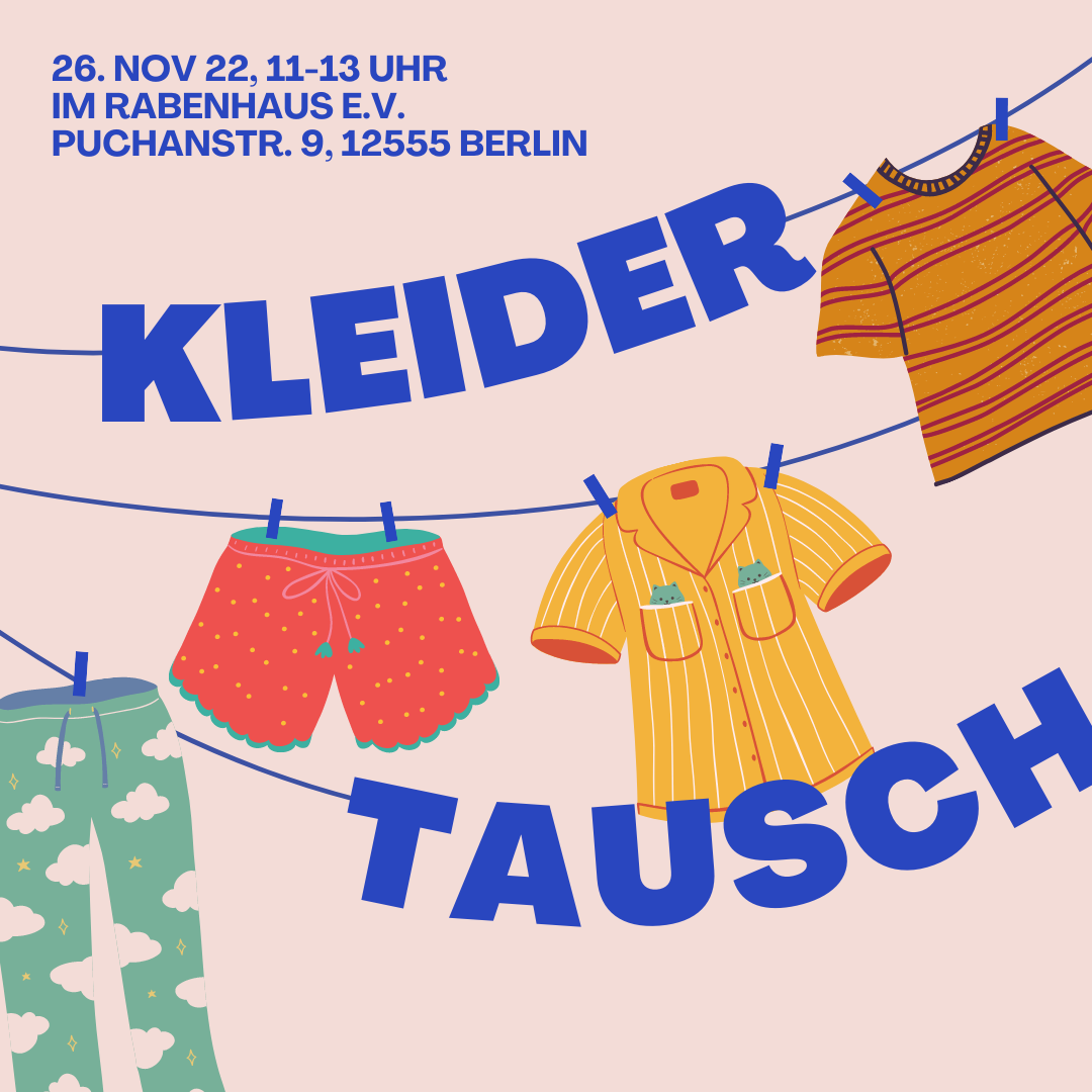 Kleidertausch Klamotten mitbringen & Tauschen Rabenhaus e.V.