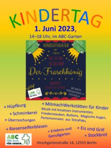 Kindertag im ABC-Garten am 01.06.2023