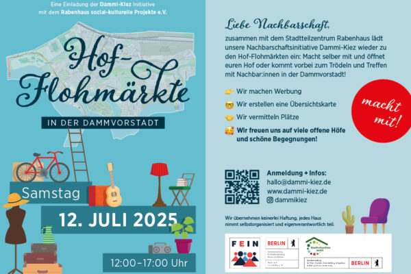 Flyer der Hofflohmärkte