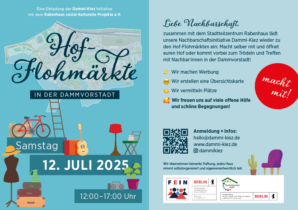 Flyer der Hofflohmärkte
