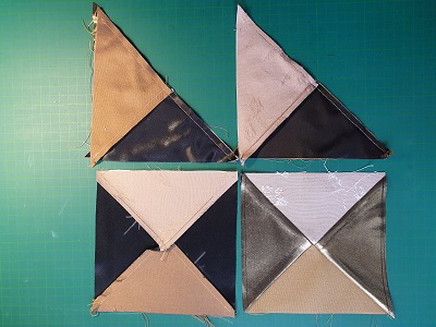 Patch-Work-Kissen Nr2 Muster zusammenstellen