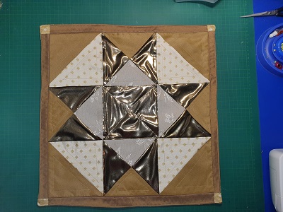 Patch-Work-Kissen Nr2 Oberteil zusammengenäht
