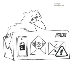Rabe und Brief+Post+Fernmeldegeheimnis